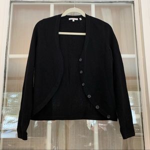Vince Black Cashmere Button Cardigan (S)